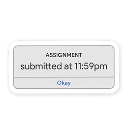 Submitted at 11:59 Sticker
