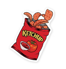Ketchup Chips Sticker