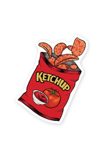Ketchup Chips Sticker