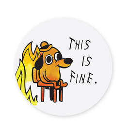This Is Fine Sticker