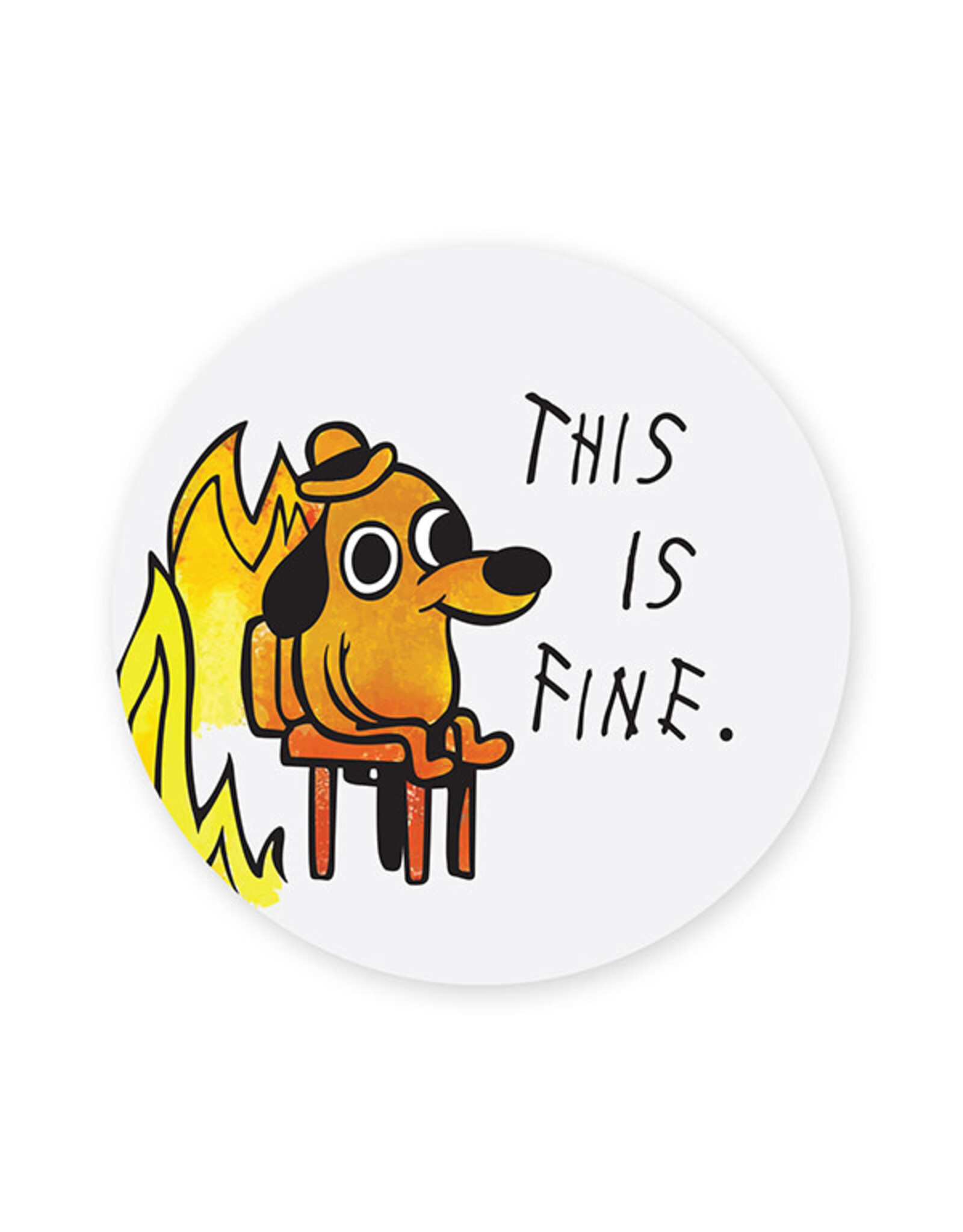 This Is Fine Sticker