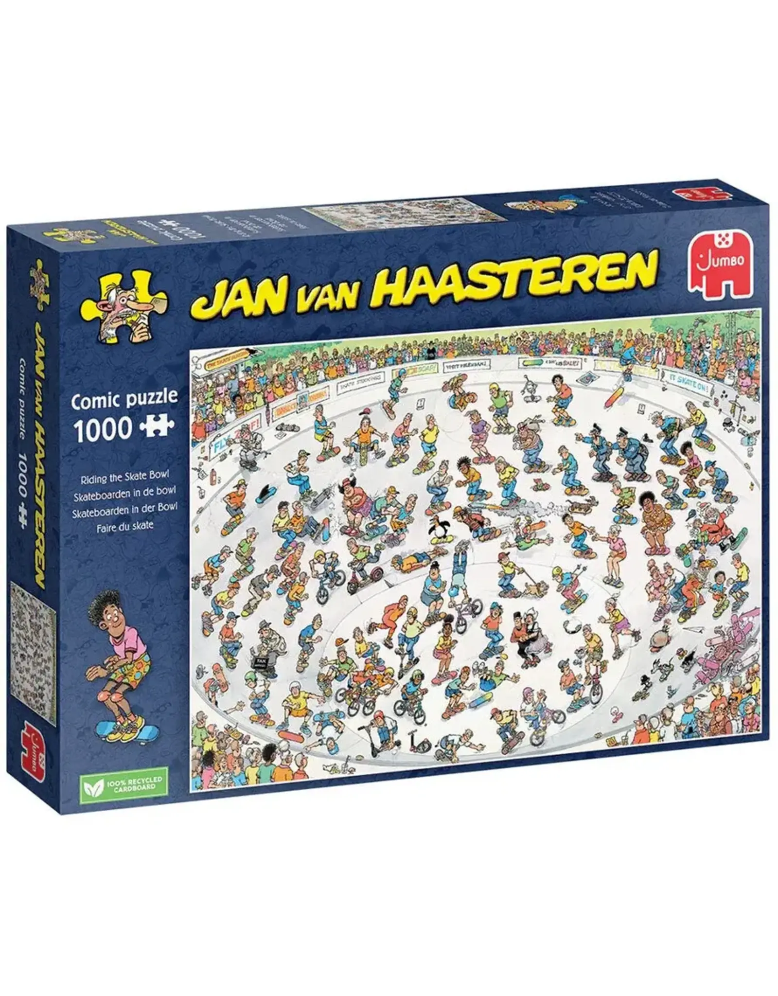 Jumbo Riding the Skate Bowl, Jan Van Haasteren 1000pc