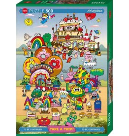 Heye Take A Trip With Jon Burgerman 500pc