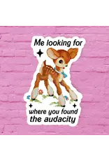 Radical Buttons The Audacity Sticker