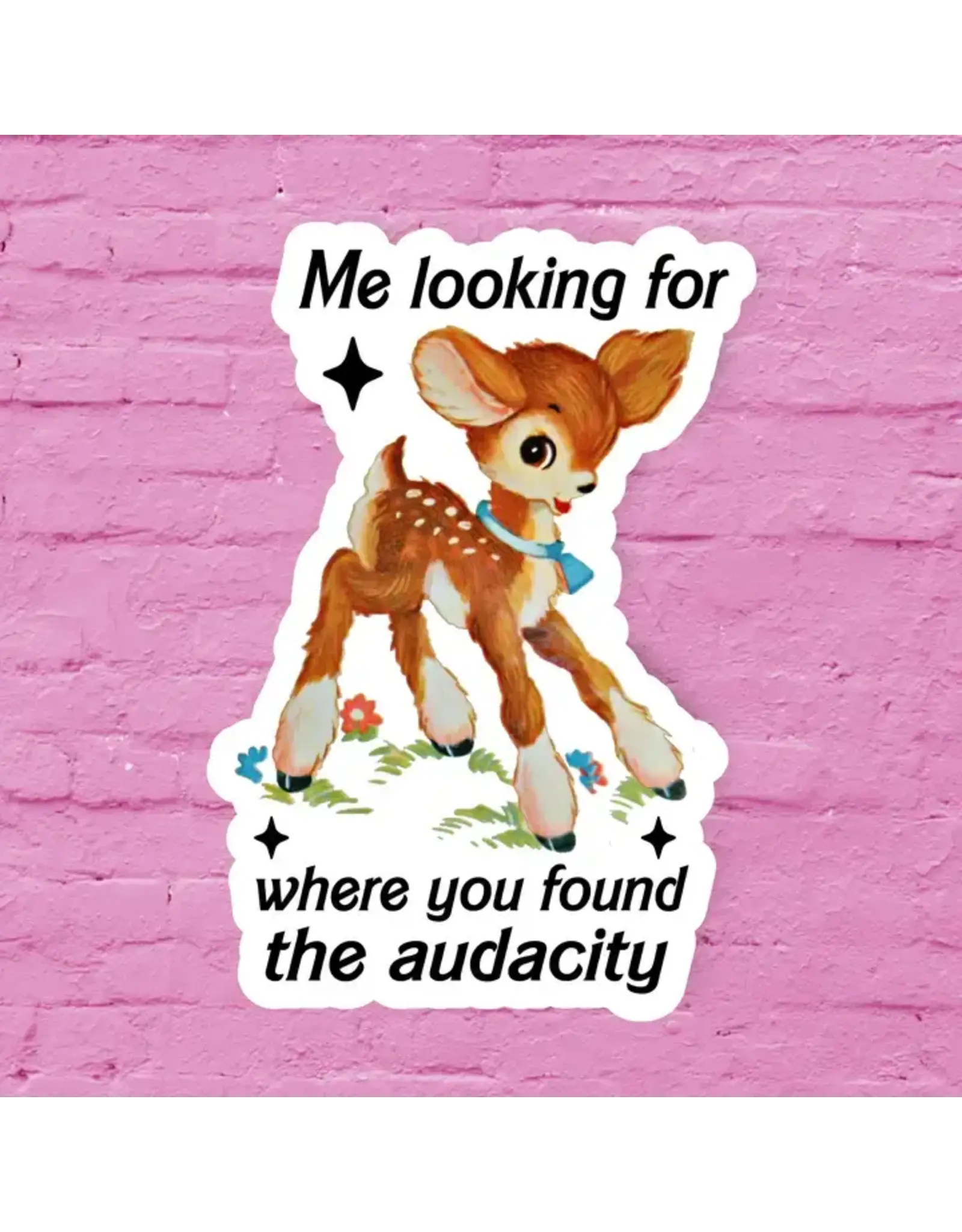 Radical Buttons The Audacity Sticker