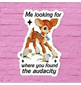 Radical Buttons The Audacity Sticker