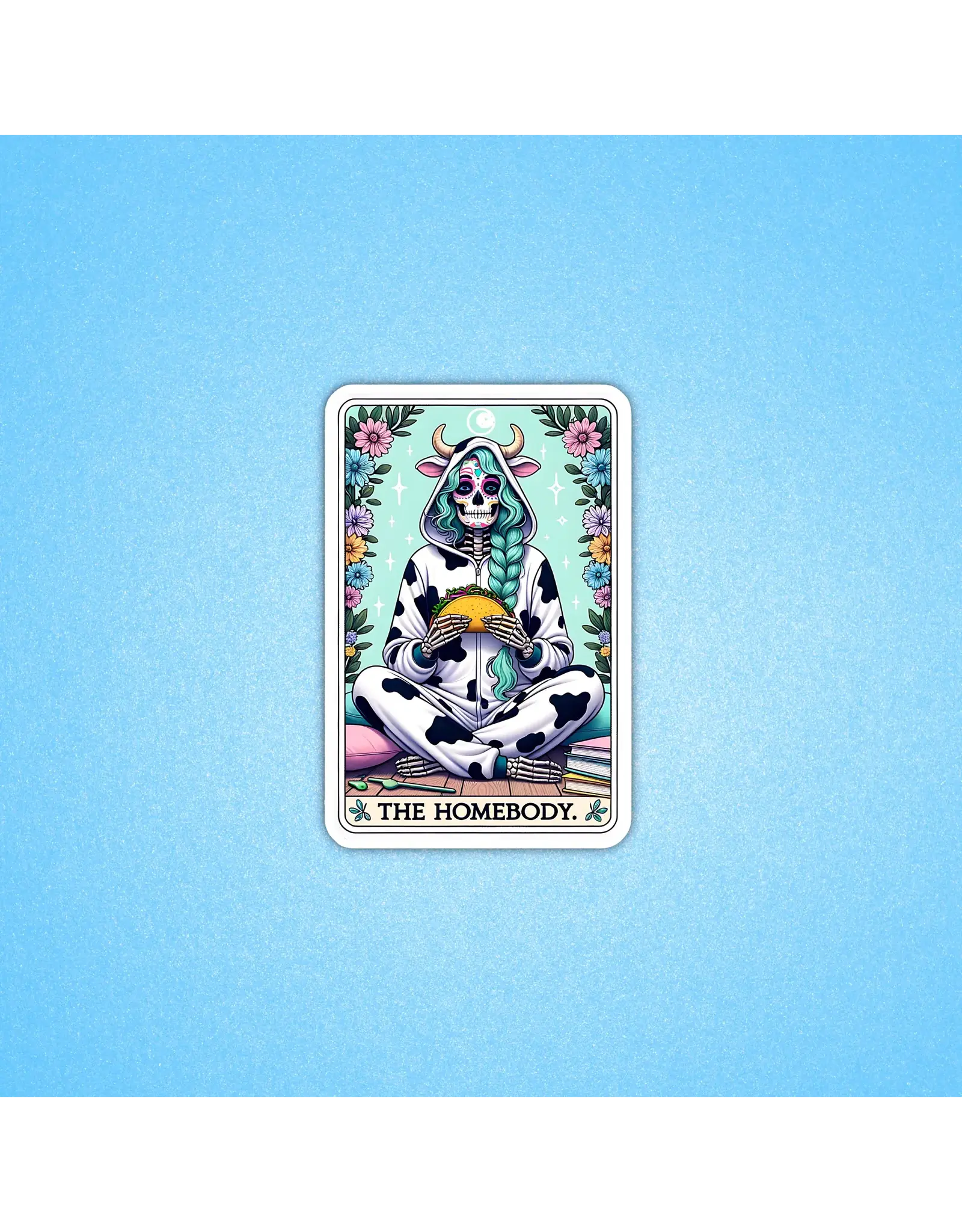 Radical Buttons The Homebody Tarot Sticker