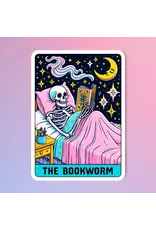Radical Buttons The Bookworm Tarot Sticker