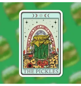 Radical Buttons The Pickle Tarot Sticker