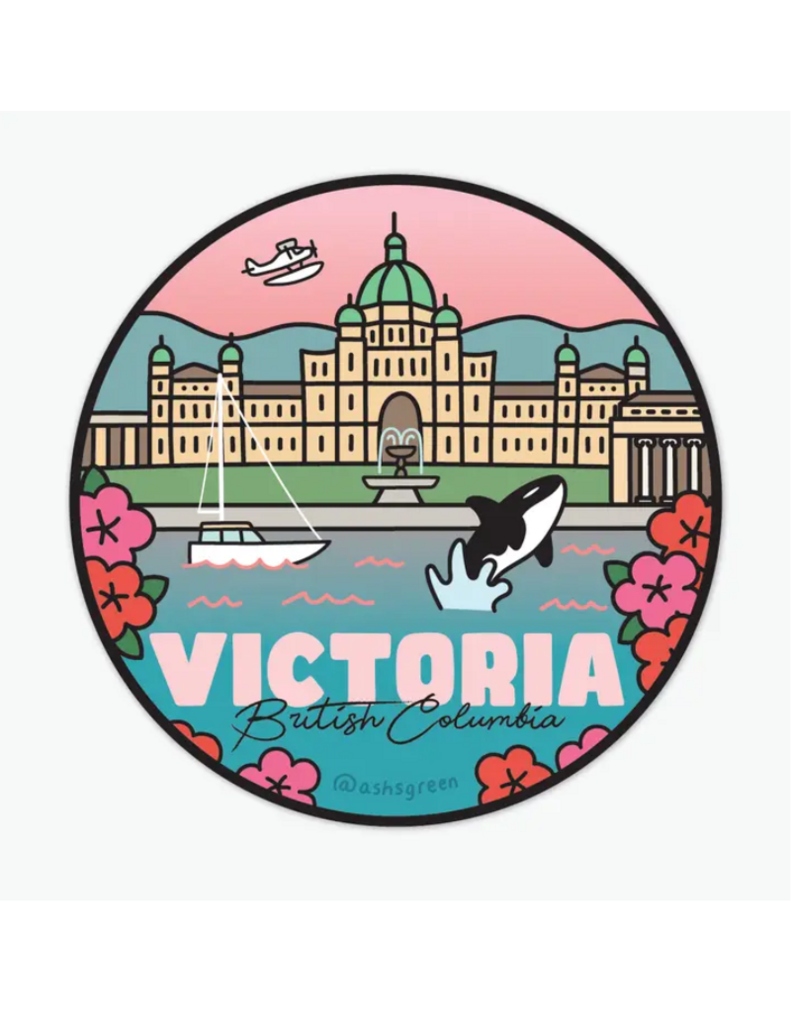 Victoria British Columbia Sticker