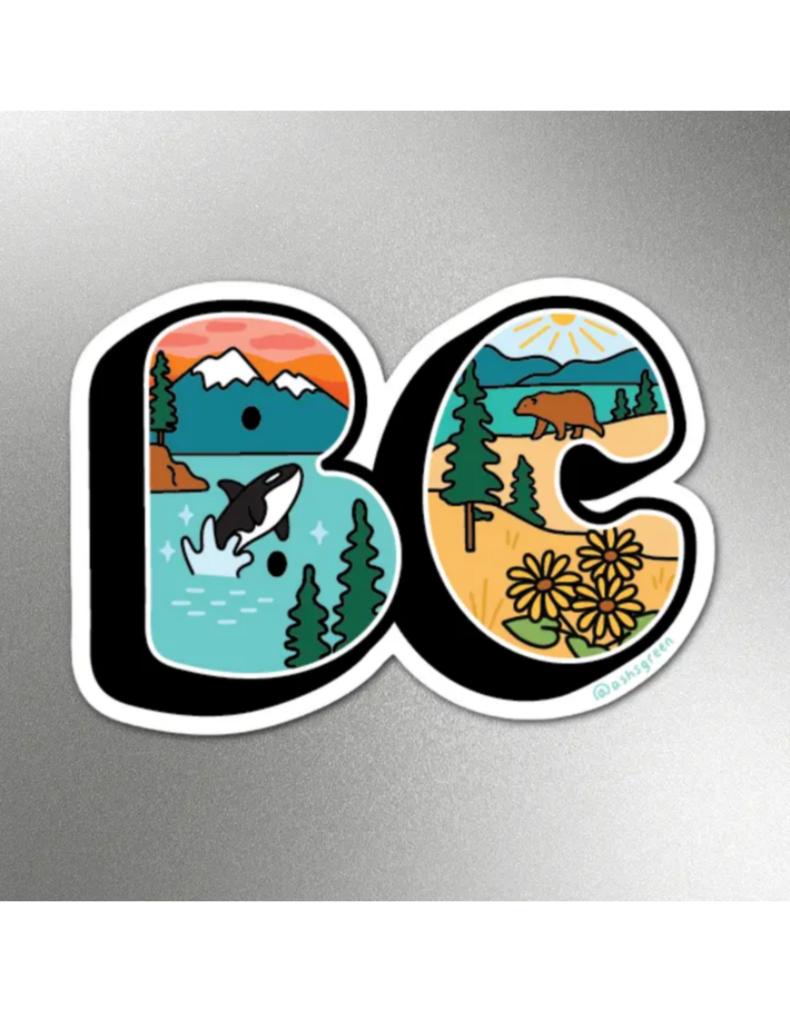 British Columbia Fridge Magnet