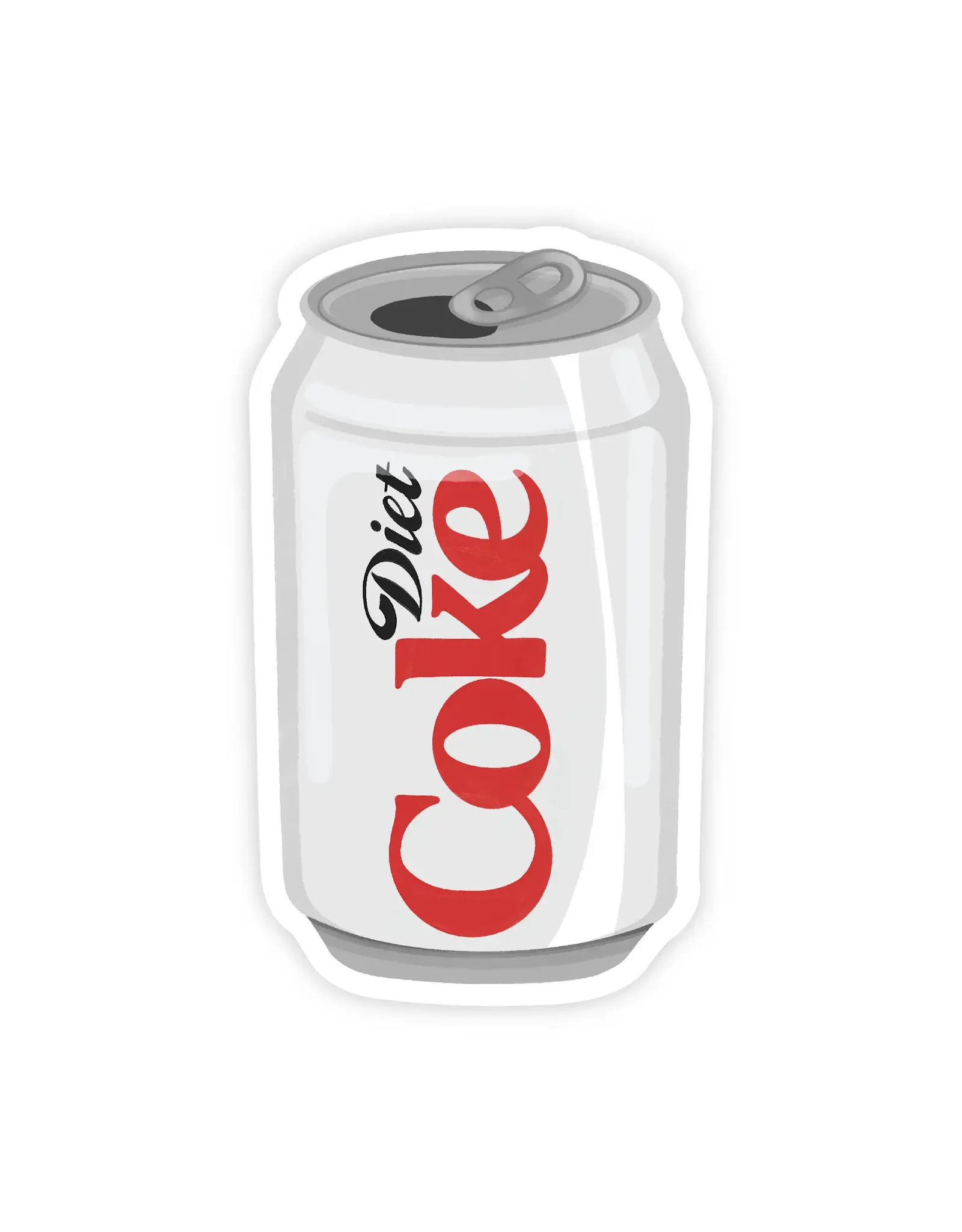 Crispy Diet Cola Can Soda Pop Drink Vinyl Sticker