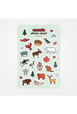 Canada Sticker Sheet