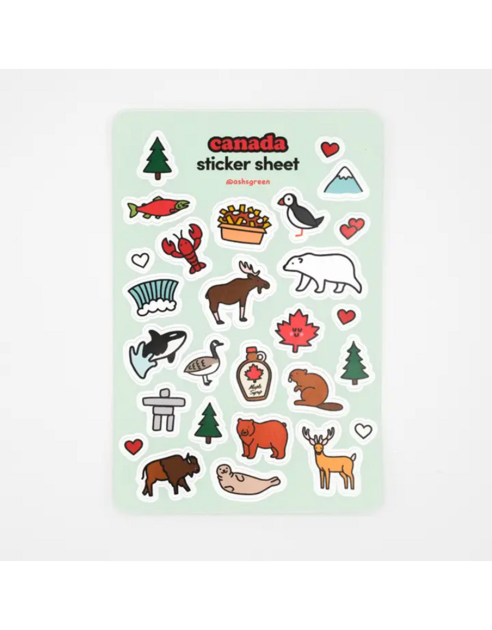 Canada Sticker Sheet