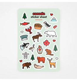 Canada Sticker Sheet