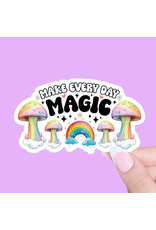 Radical Buttons Make Every Day Magic Sticker