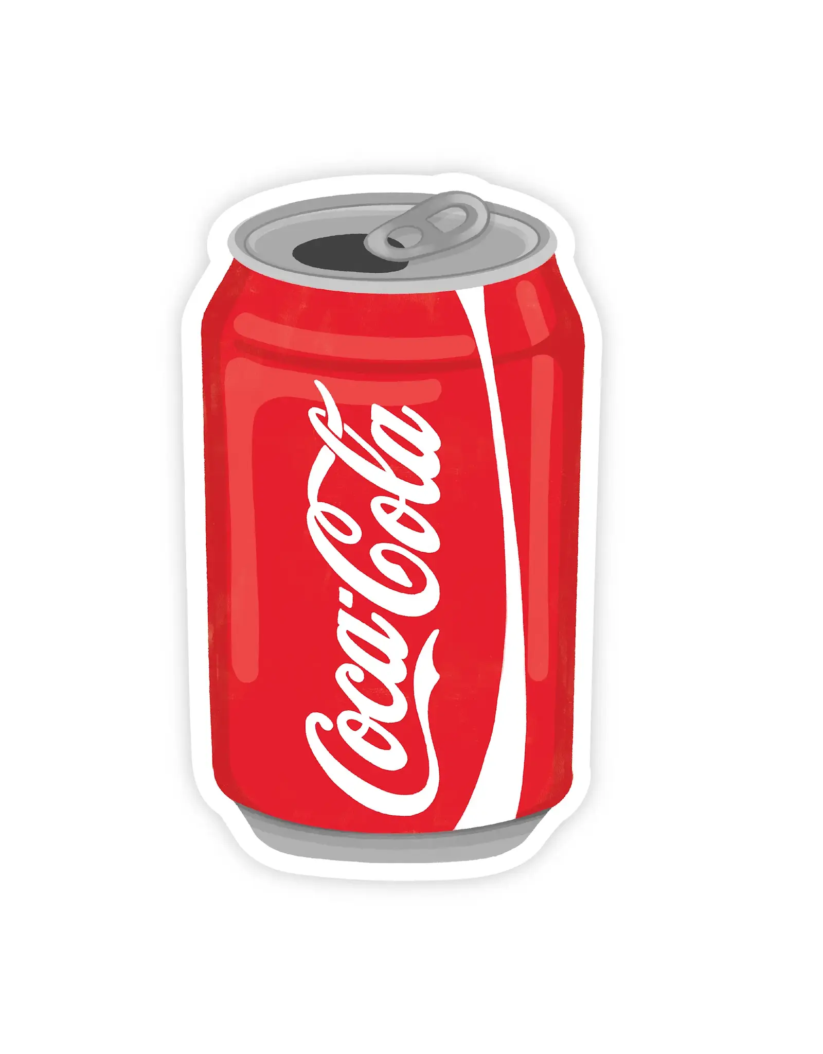 Crispy Red Cola Can Soda Pop Drink Vinyl Sticker