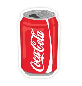 Crispy Red Cola Can Soda Pop Drink Vinyl Sticker