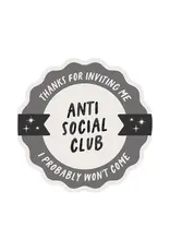 Anti-Social Club Vinyl Sticker