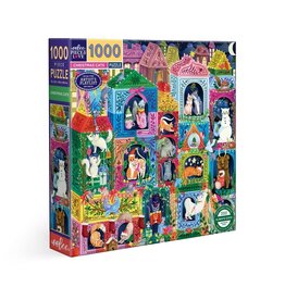 eeBoo Christmas Cats 1000pc