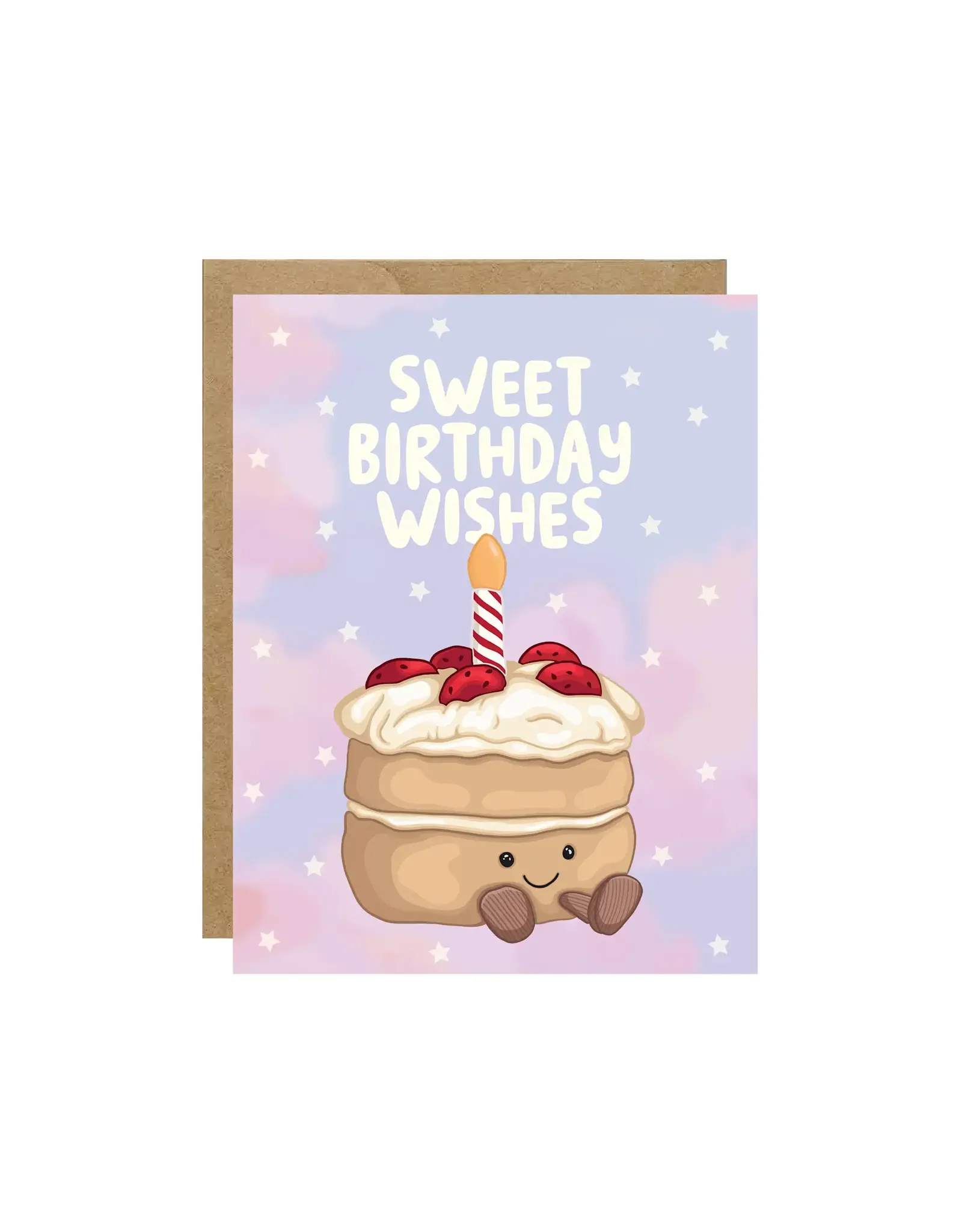 Sweet Birthday Wishes Cake Card