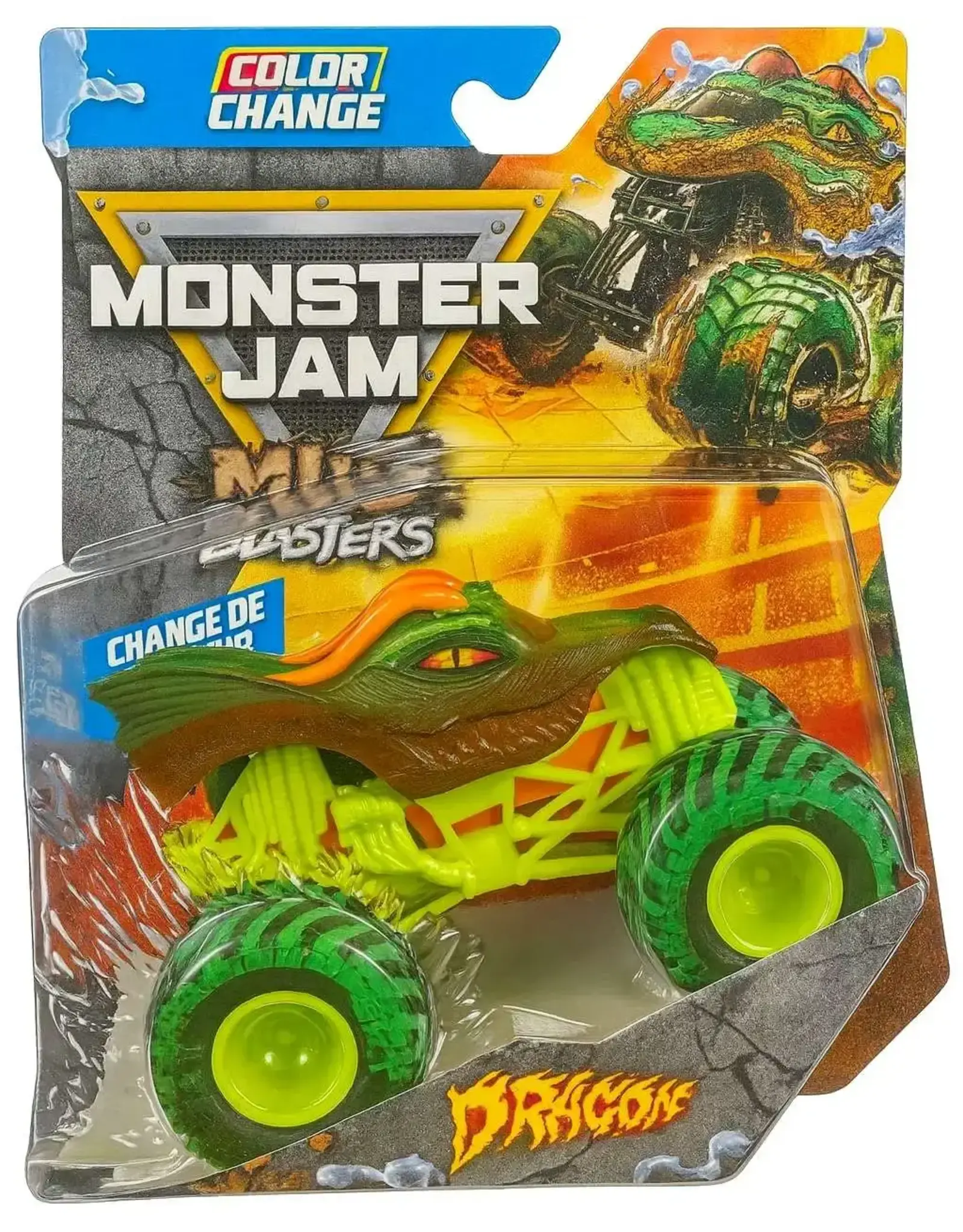 Spin Master Monster Jam - 1:64 Monster Truck Mud Blasters: Dragon