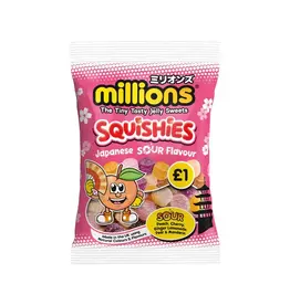 Millions Squishies Japanese Sour Flavour 100g (British)