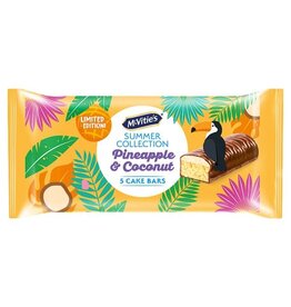 McVities Summer Cake Bar - Pineapple & Coconut (British)
