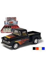 Diecast 5" 1955 Chevy Stepside Pick Up with Printing