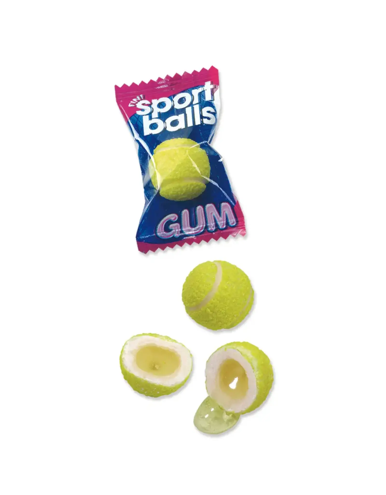 Fini Tennis Balls Liquid Filled Bubblegum