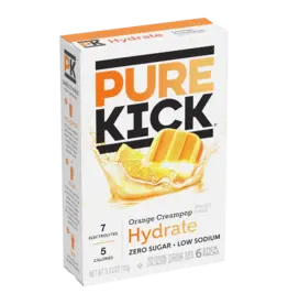 Pure Kick Orange Cream Hydrate Drink Mix 6ct Singles to Go
