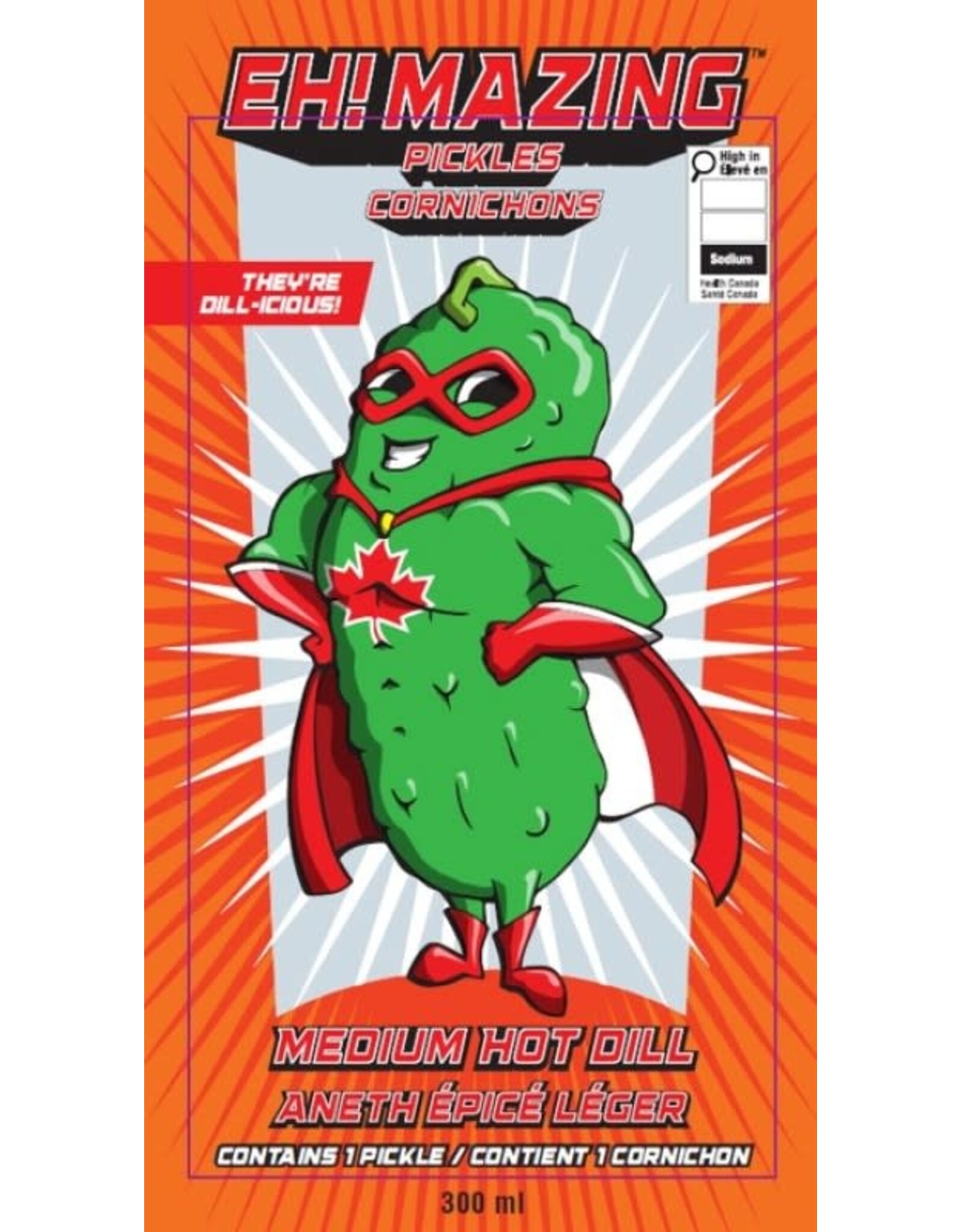 EhMazing Pickle - Medium Hot Dill