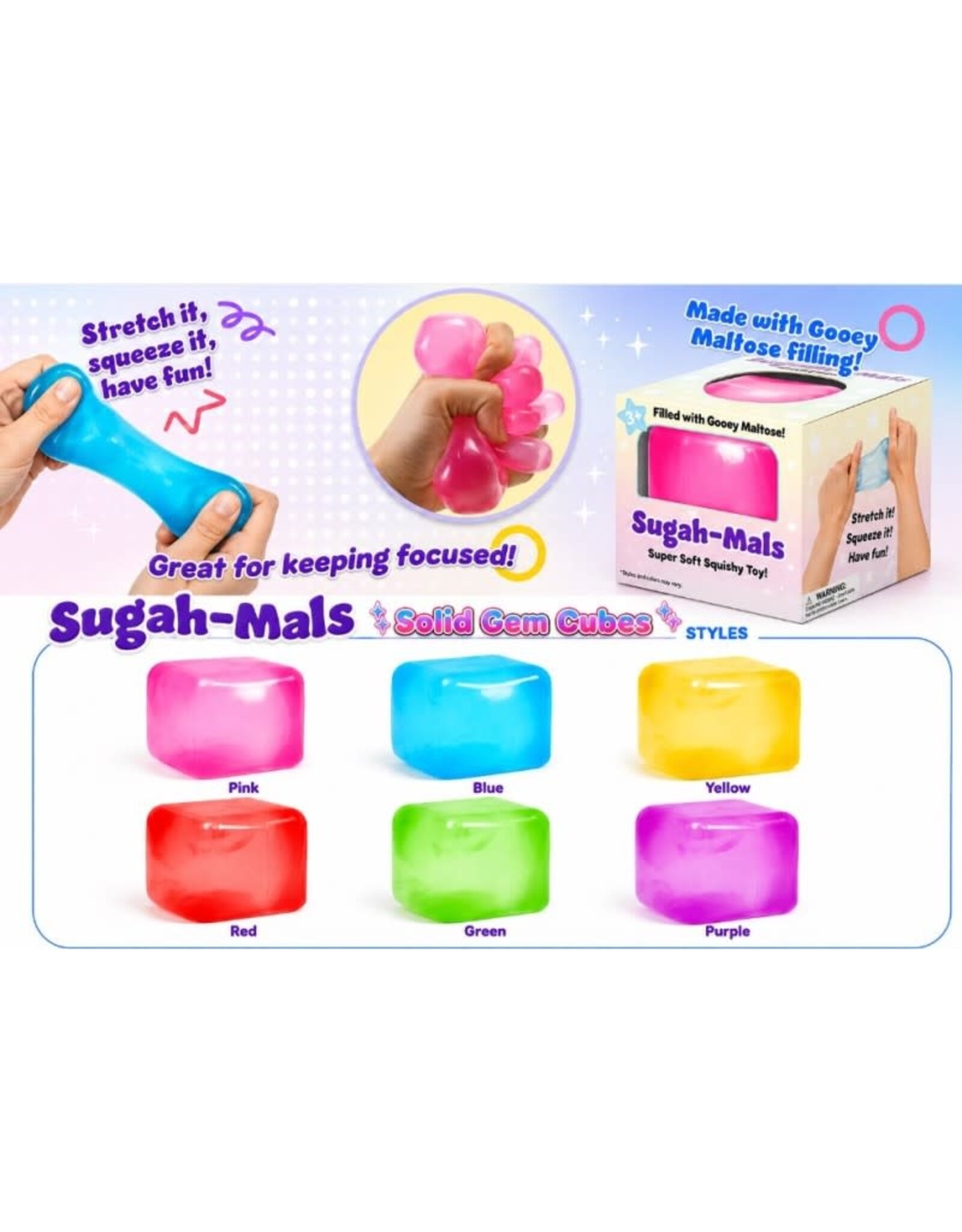Sugah Mals Solid Cube Gems