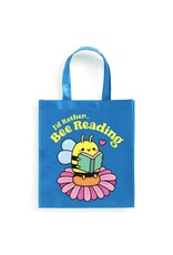 Mudpuppy I'd Rather Bee Reading Reusable Shopping Bag