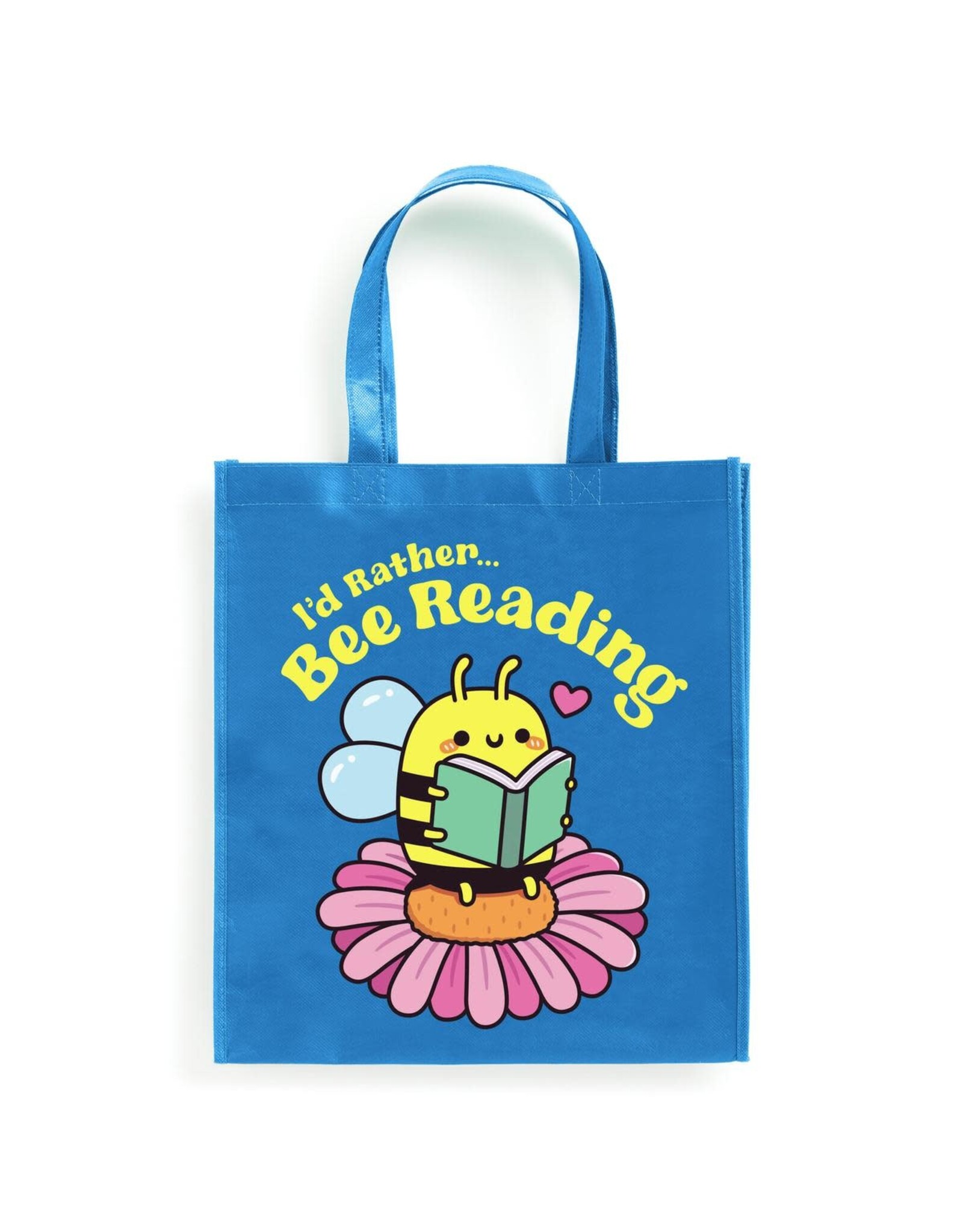 Mudpuppy I'd Rather Bee Reading Reusable Shopping Bag