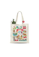 Canada Icons Cotton Tote Bag