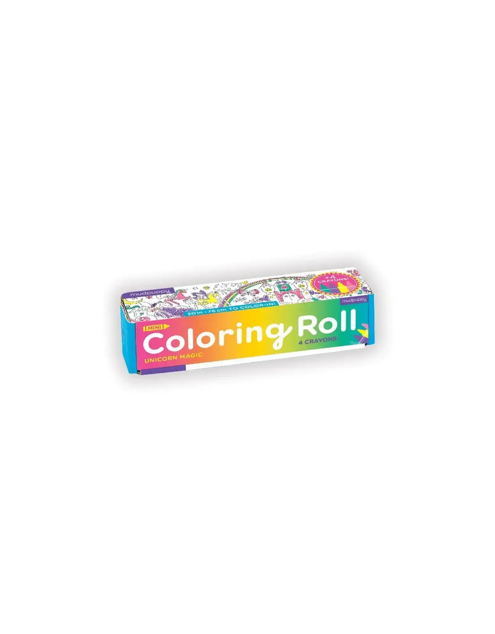 Mudpuppy Unicorn Magic Mini Coloring Roll
