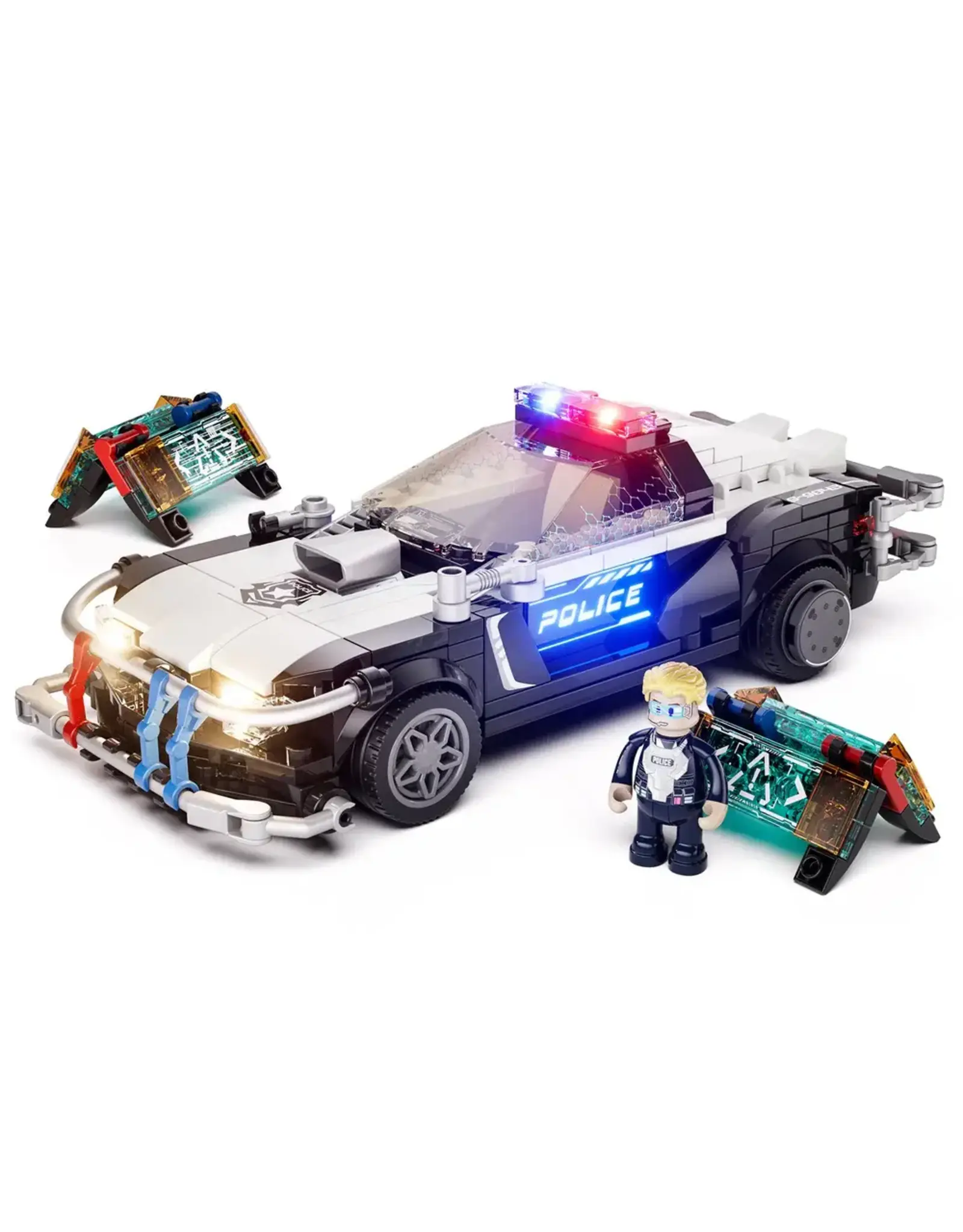 Lumibricks Police Patrol Car