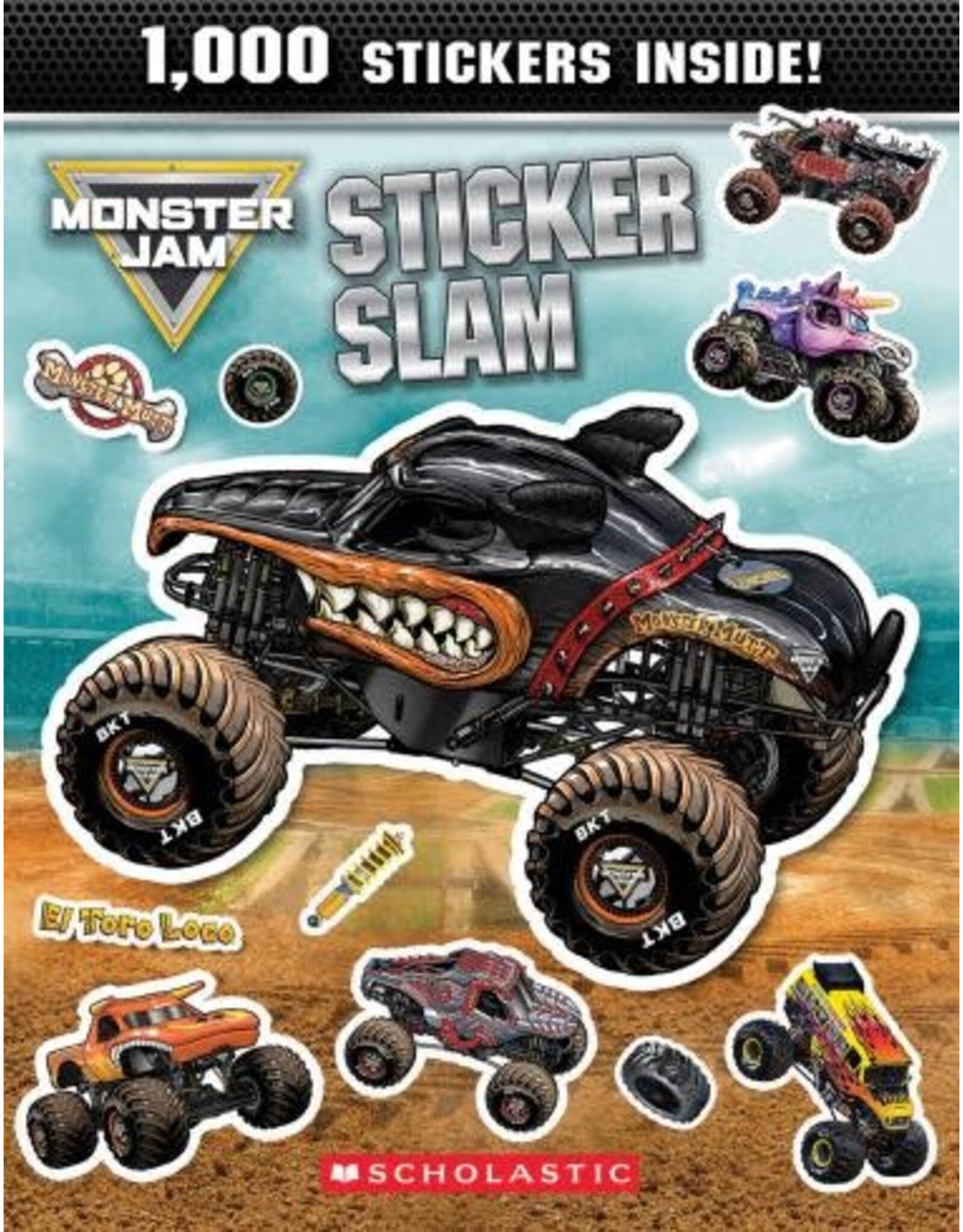Scholastic Monster Jam Sticker Slam