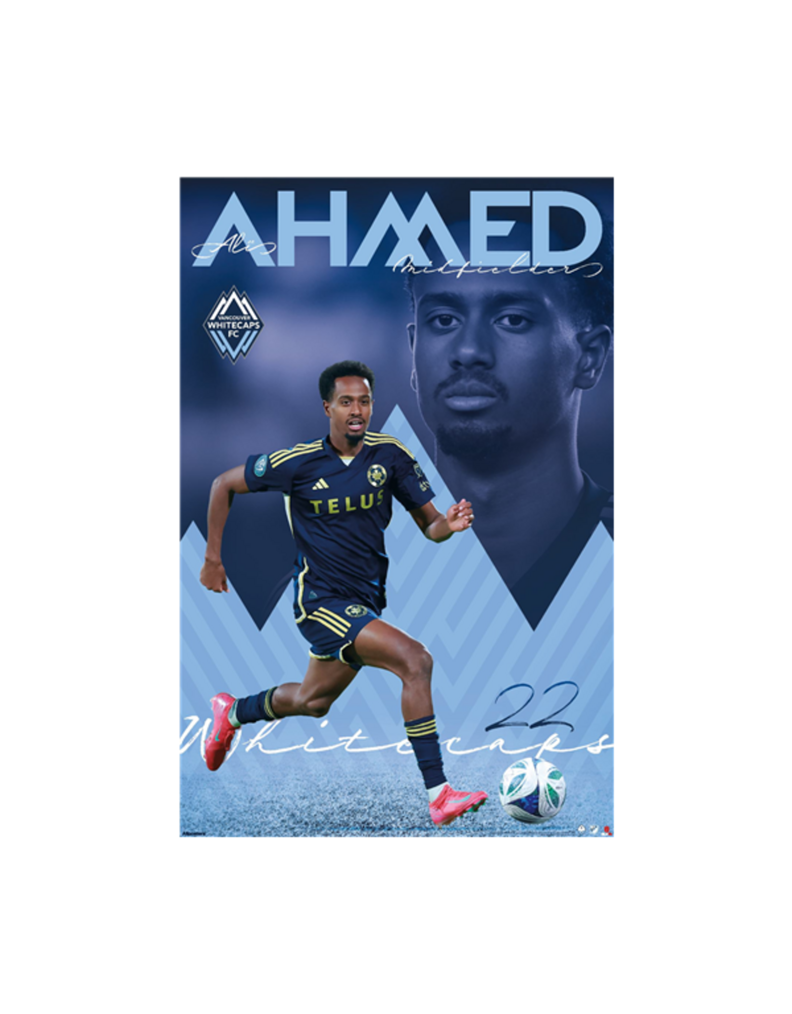 MLS Vancouver Whitecaps FC - Ali Ahmed 26 Poster