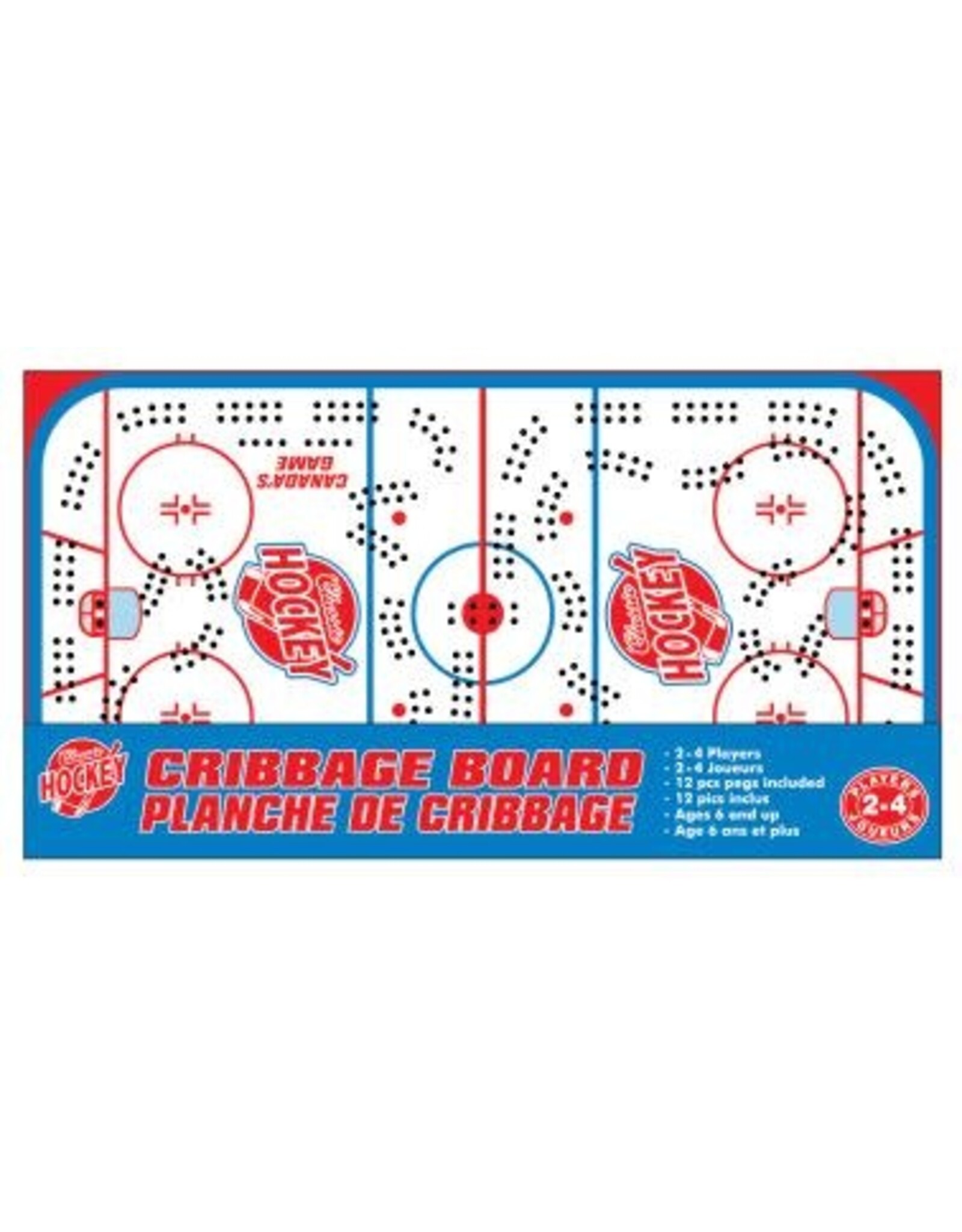 Cribbage Board Large - Hockey