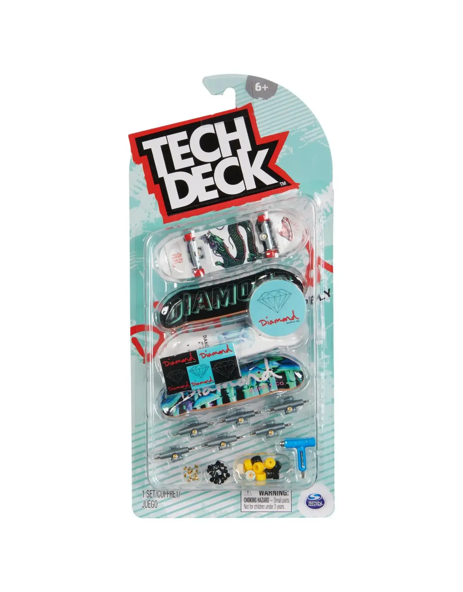 Spin Master Tech Deck 4 Pack - Diamond
