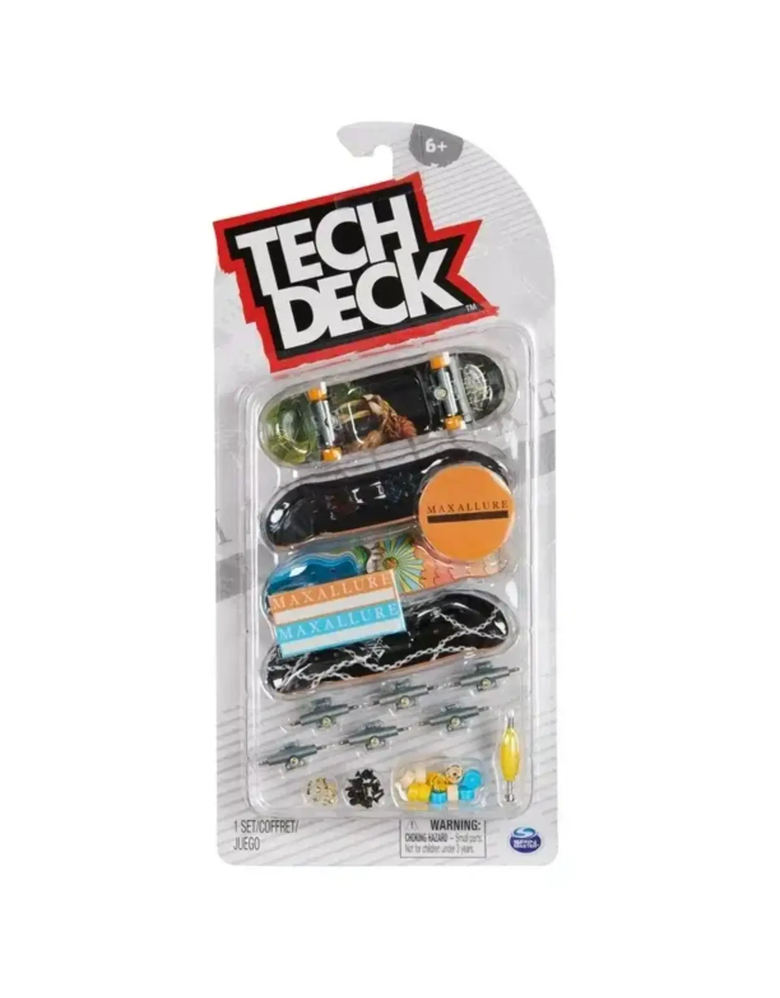 Spin Master Tech Deck 4 Pack - Maxallure