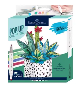 Faber Castell Pop Up Coloring Bouquet - Succulents