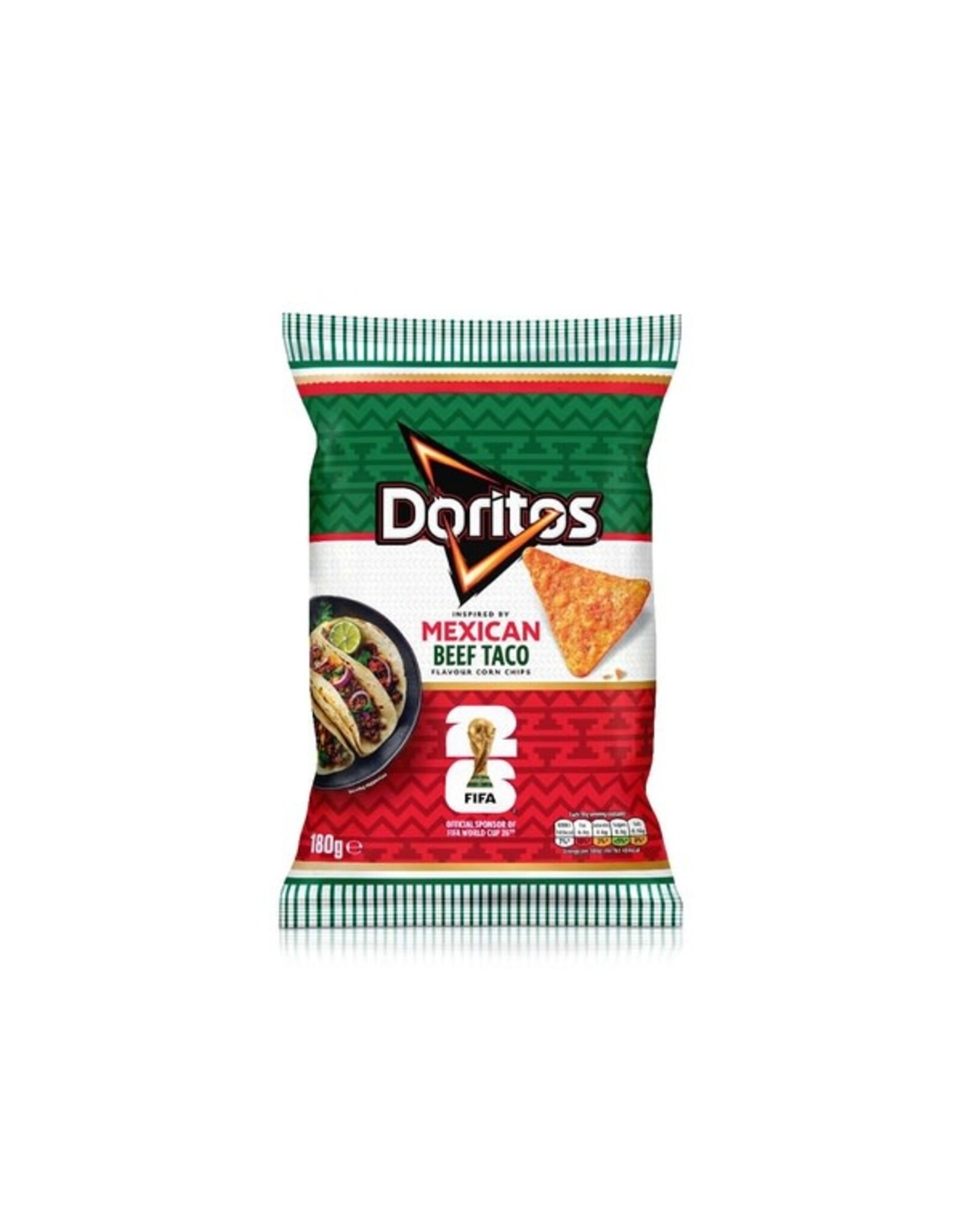 Doritos World Cup Crisps - Mexican Beef Taco (British)