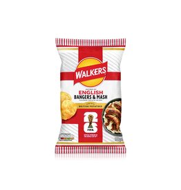 Walkers World Cup Crisps - English Bangers & Mash (British)