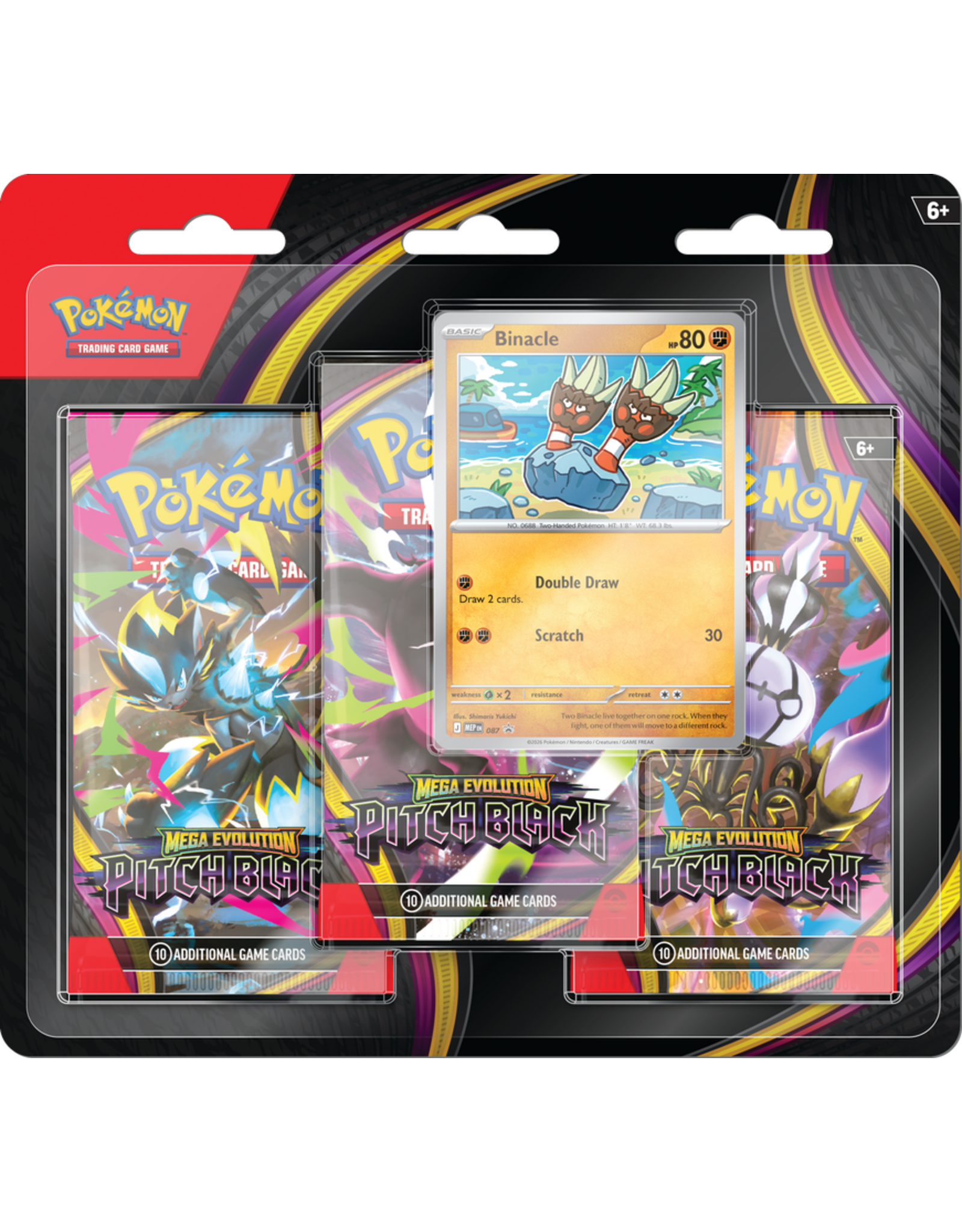 Pokemon Pokemon ME05 Pitch Black 3pk Blister