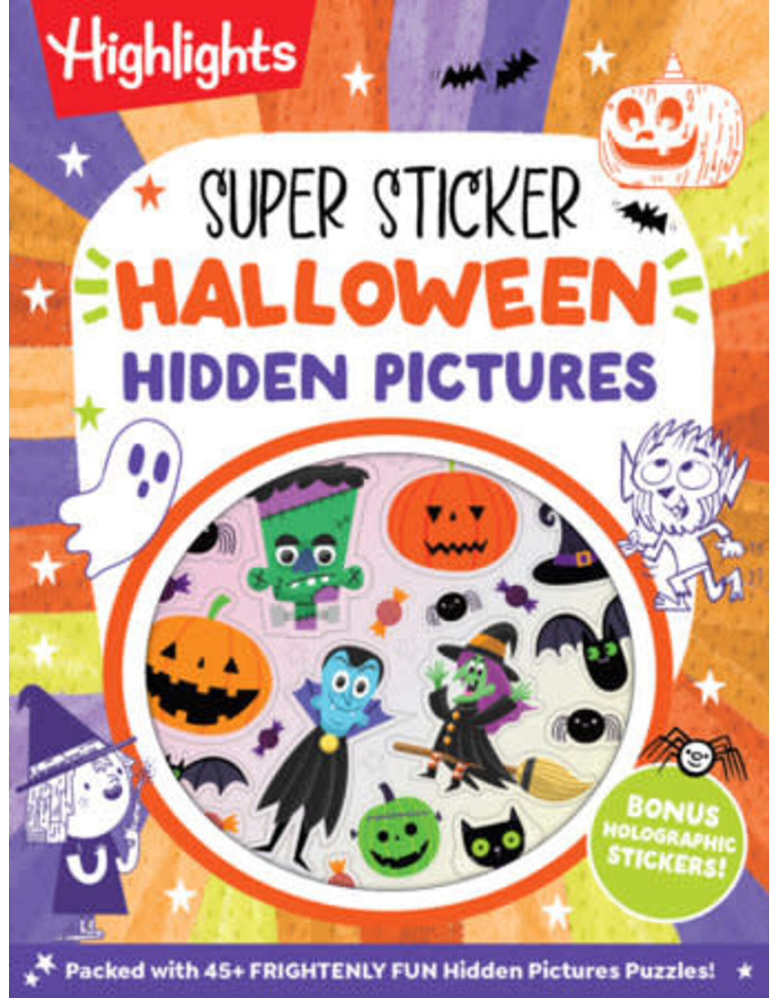 Highlights Highlights Super Sticker Halloween Hidden Pictures