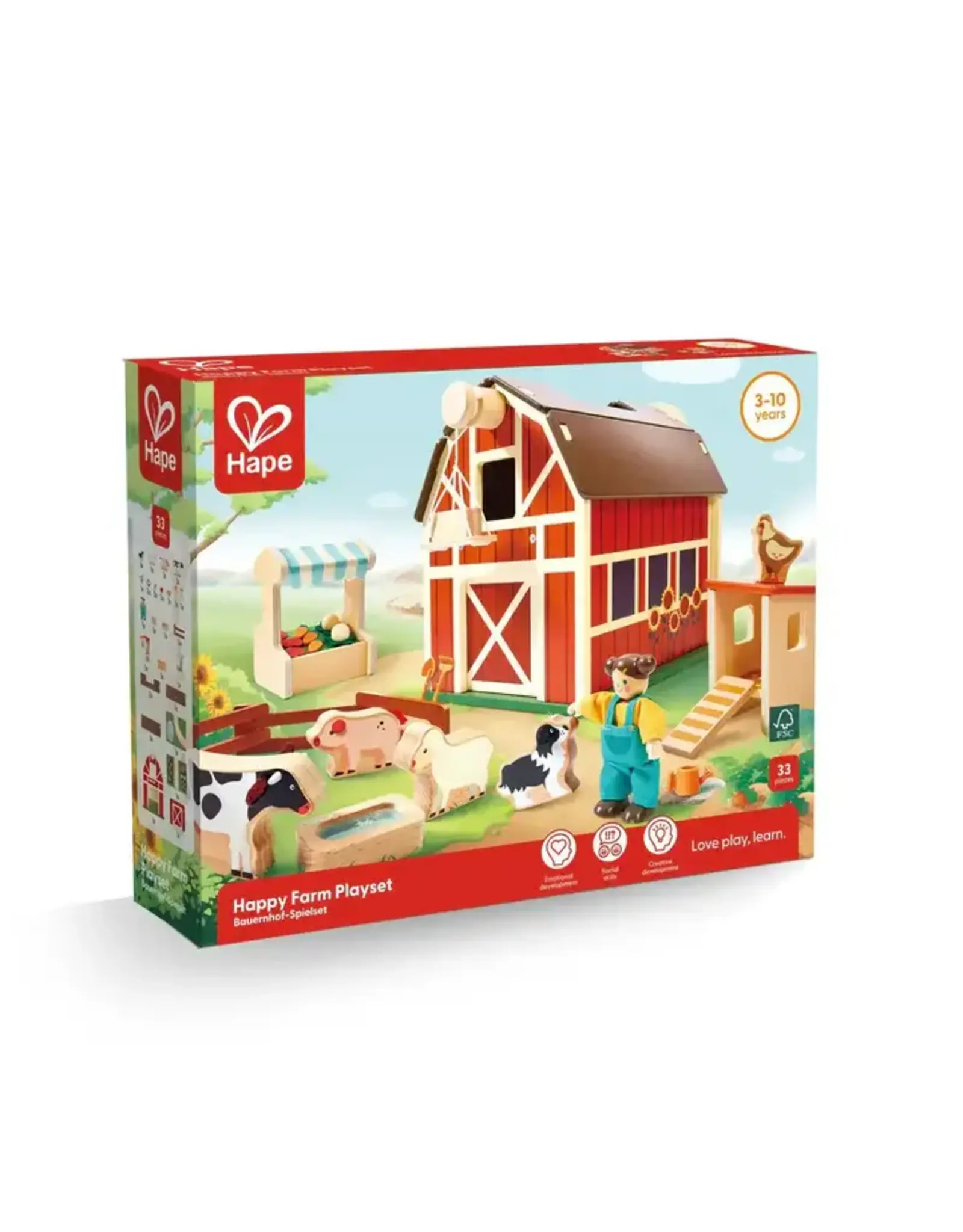 Hape Hape Happy Farm Playset
