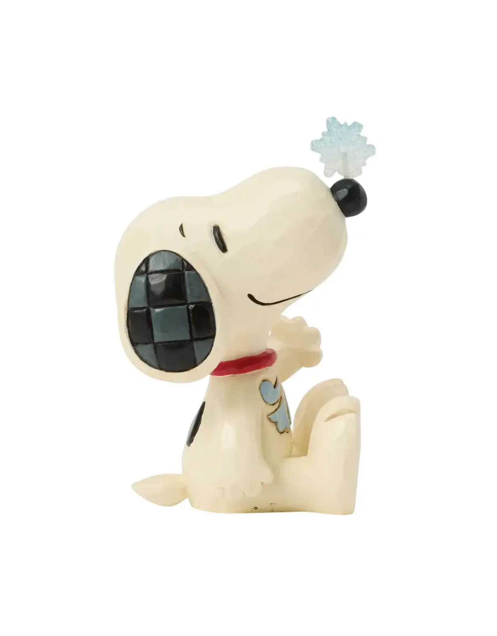 Jim Shore Snoopy with Snowflake Mini